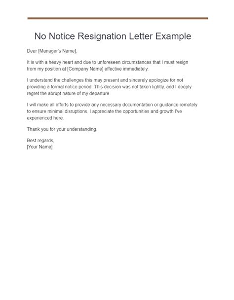 20 Resignation Notice Letter Examples How To Write Tips Examples