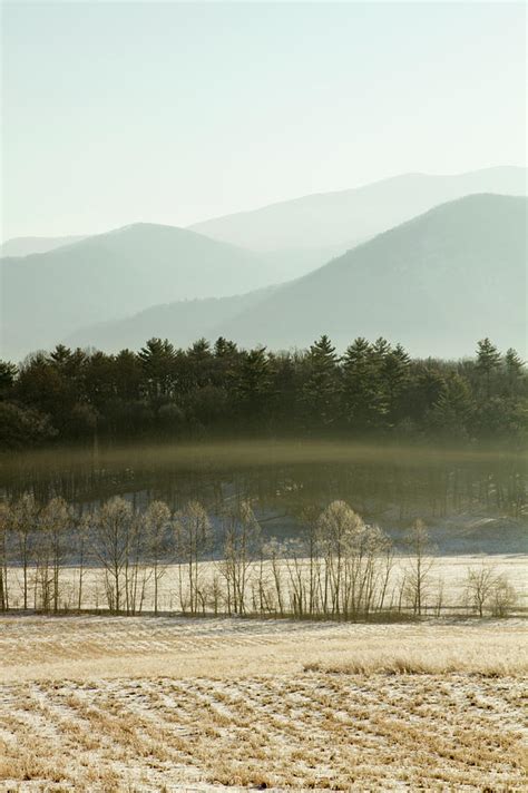 Winter Landscape Cades Cove Photograph By Jerry Whaley Fine Art America