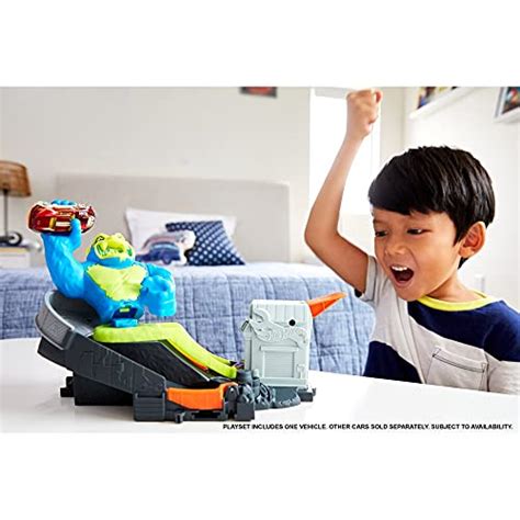 Hot Wheels City Ataque del mono pista de coches de juguete incluye vehículo Mattel GTT