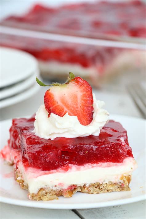 All Time Best Strawberry Jello Pretzel Dessert Easy Recipes To Make