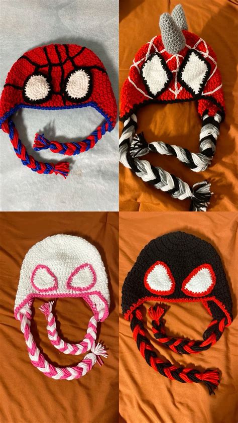 Adult Spider Man Mayday Beanie Crochet Pattern Tutorial Artofit