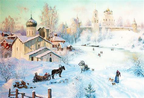 Сказочные зимние пейзажи русских художников: Занимательные истории в ...