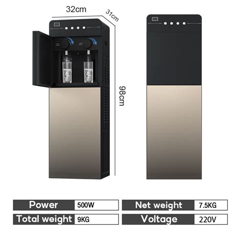 Tixx Water Dispenser Hot And Cold Freestanding Water Cooler Bottom Load Automatic Water Pump