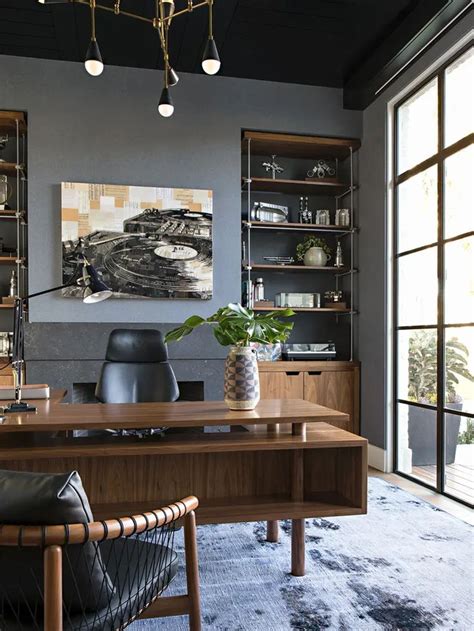 Masculine Home Office Ideas Inspirations Man Of Many