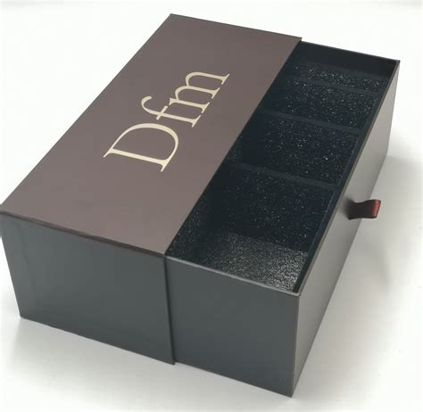 Ceramic Tile Packaging Rigid Cardboard Drawer Open Style Box With Foam