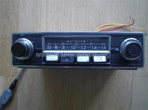 RA151 Car Radio Autovox SPA; Roma, build 1970 ??, 9 pictures, Italy ...