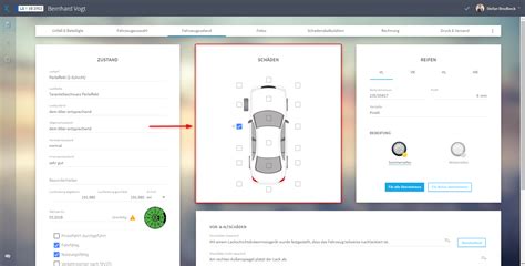 Schadenbereich Kennzeichnen Autoixpert Kfz Gutachten Software