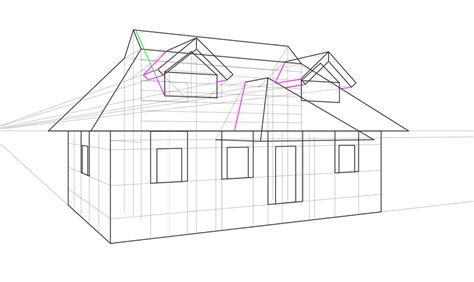 How to draw a house step by step – Artofit