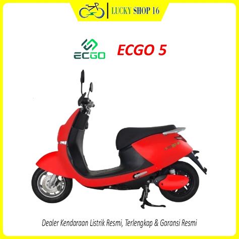 Jual Sepeda Motor Listrik ECGO 5 Baru Murah Shopee Indonesia