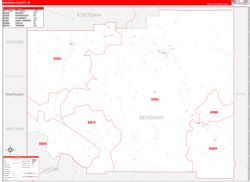 Benewah County, ID Wall Maps - MapSales