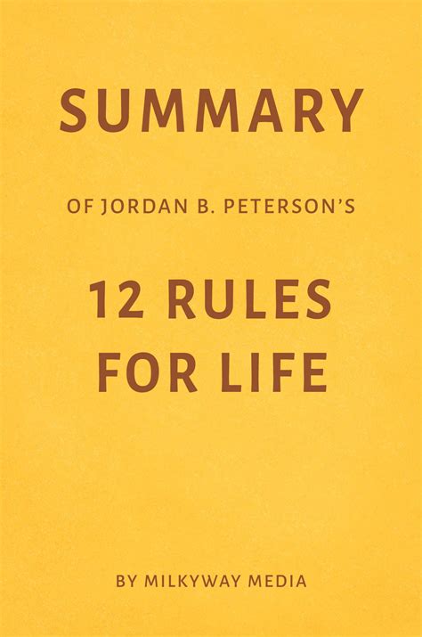 Summary of Jordan B. Peterson’s 12 Rules for Life - eBook - Walmart.com ...