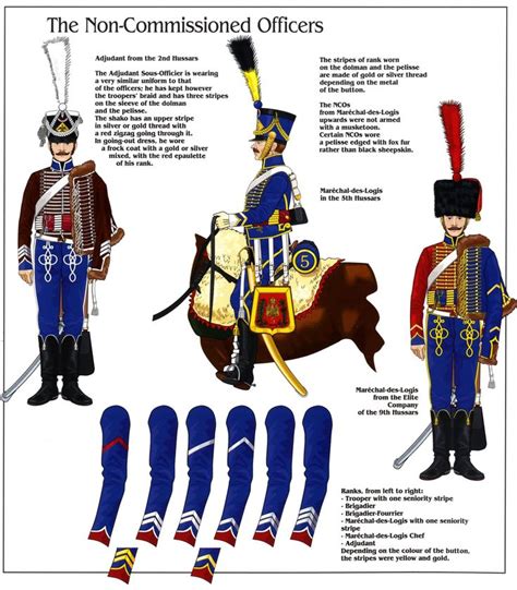 French Hussars 1804 12 The Non Commissioned Officers Non