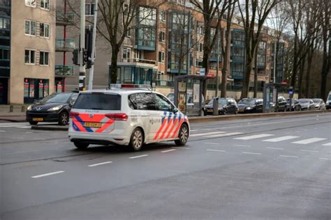 Police Car Passin G By With Red Lights At Amsterdam Los Pa Ses Bajos 24