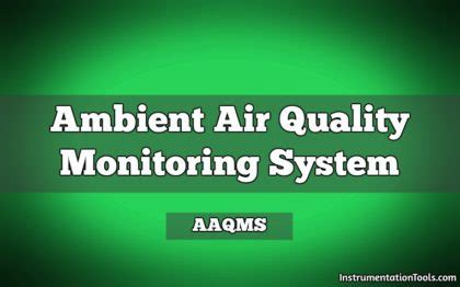 ️ ambient air quality monitoring methods - Inst Tools