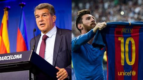 On va tout faire pour faire revenir Lionel Messi déclaré Joan Laporta