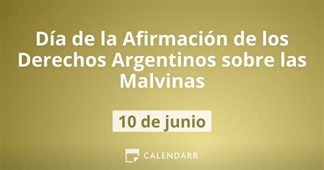 D A De La Afirmaci N De Los Derechos Argentinos Sobre Las Malvinas