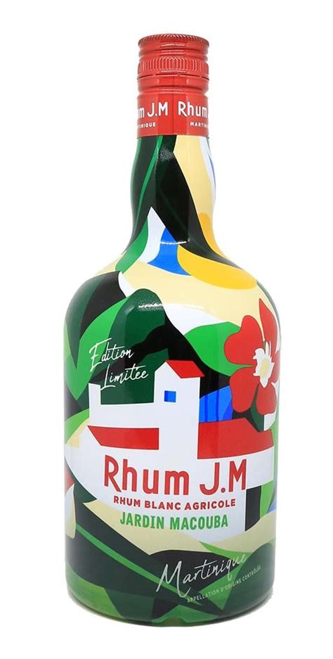 Rhum Agricole Pur Jus De Canne RHUM JM Rhum Blanc Jardin Macouba