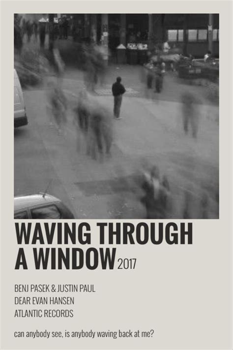 Waving Through A Window Dear Evan Hansen Music Poster Ideas Music