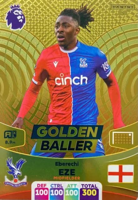 PANINI PREMIER LEAGUE Adrenalyn 2024 23 24 Eberechi Eze Golden Baller