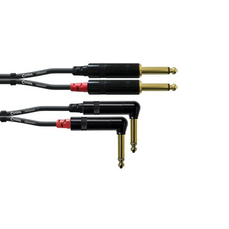 Cordial Cables Essentials Series Unbalanced Dual Mono Cable 2x 1 4 TS