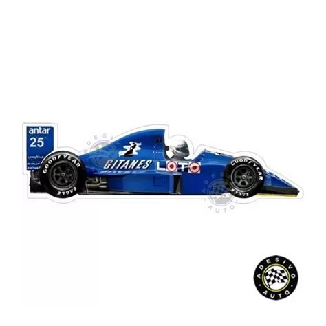 Adesivo Ligier Js Ren Arnoux Gitanes F Formula Elo