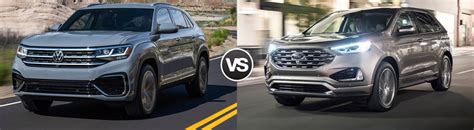 2020 Volkswagen Atlas Cross Sport Vs Ford Edge Comparison Farmington Hills Mi