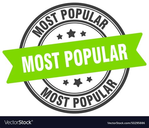 popular stamp label royalty  vector image