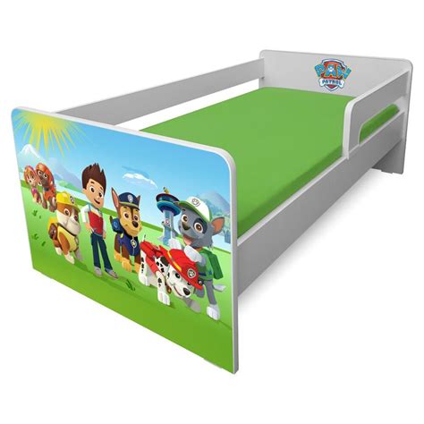 Pat Copii Paw Patrol P1L 2 8 Ani Cu Bariera De Protectie PAT COPII RO