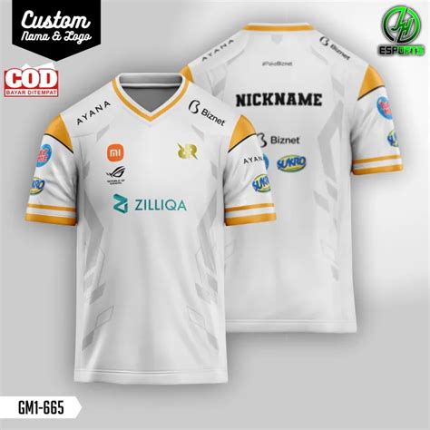 Jersey Game Jersey Gaming Esport Team Rrq Mpl S Mobile Legend Baju