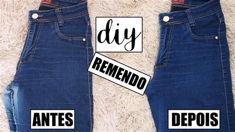 COMO FAZER REMENDO EM CALÇA JEANS DUAS MANEIRAS DIFERENTES