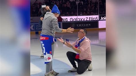 Romantischer Antrag lässt Eis im ZSC Stadion schmelzen Radio 24 102 8