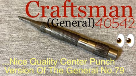 Craftsman No Center Punch Total Teardown Youtube