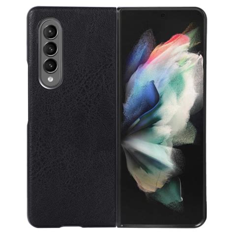 Coque Samsung Galaxy Z Fold Bicolore Simili Cuir Textur E Ma Coque