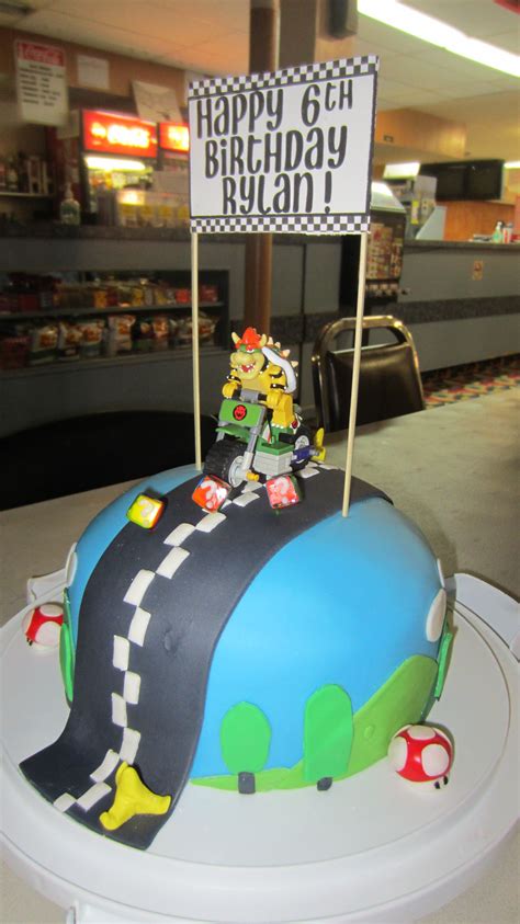 Bowser Cake Super Mario Bros Party Super Mario Cake Happy 6th Birthday