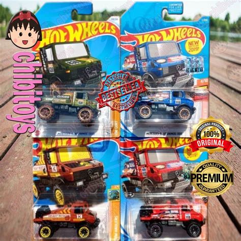 Jual Hot Wheels Mercedes Benz Unimog L Hijau Truck Off Road Hauler Heavy Rescue