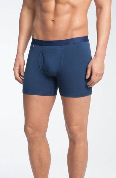 Pact Organic Cotton Boxer Briefs In Blue For Men Navy Lyst