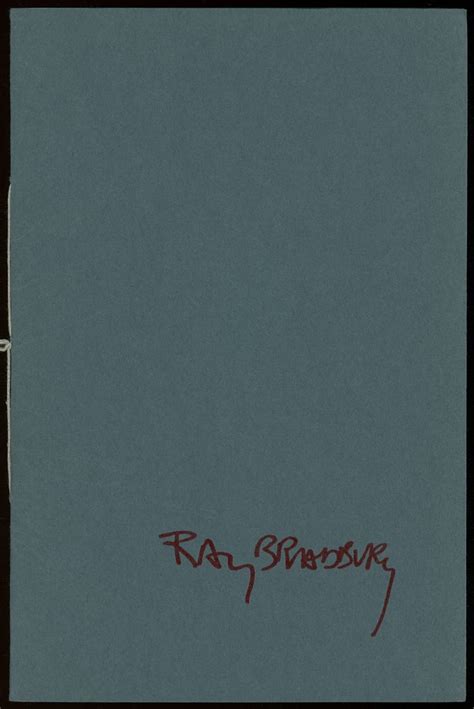 The Pedestrian Ray Bradbury First Edition