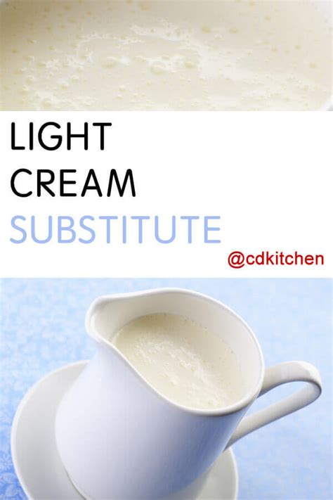 Light Cream Substitute Recipe CDKitchen