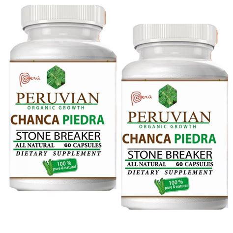 Chanca Piedra 1800 mg 120 capsules Peruvian material Stone Breaker ...