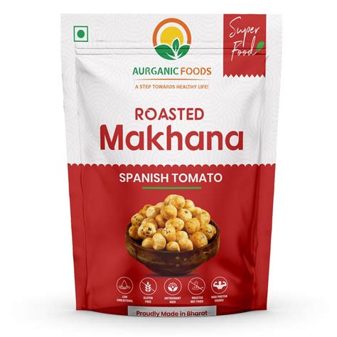 Spanish Tomato Roasted Makhana Packaging Size 80 Gm At Rs 100 Packet