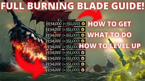 HOW TO USE THE BURNING BLADE FOR PROFITS Full Burning Blade Guide Sea