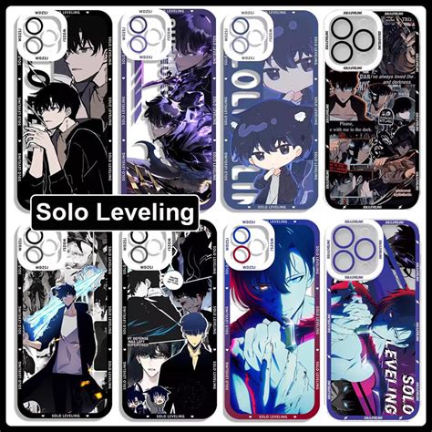 Capa De Telefone De Nivelamento Solo De Anime De Desenho Animado Para Infinix HOT I
