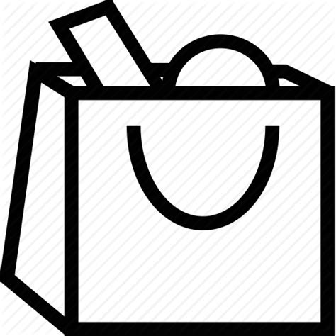 The White Shopping Bag Icon #116357 - Free Icons Library