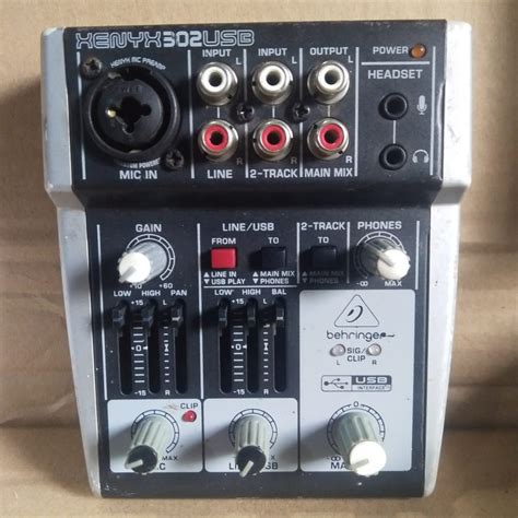 Jual Behringer Xenyx 302 Usb Audio Interface Shopee Indonesia