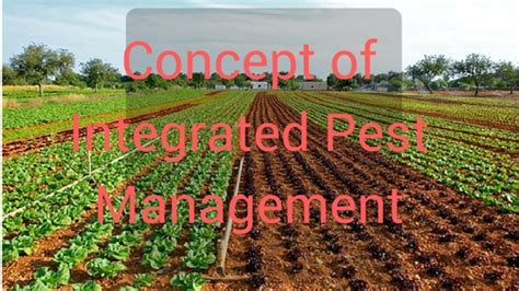 Concept Of Integrated Pest Management