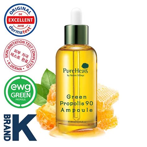 Korean Cosmetics PureHeals Green Propolis 90 Ampoule 80ml