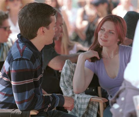 Kirsten behind the scenes of "Spider-Man" - Kirsten Dunst Photo ...