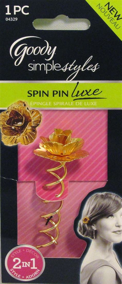 Amazon Goody Simple Styles Spin Pin Luxe Beauty Personal Care