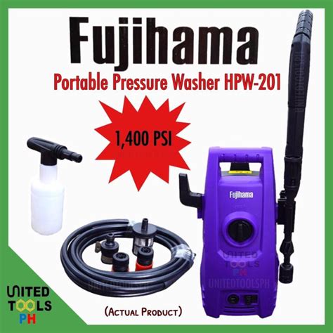 FUJIHAMA Portable High Pressure Washer Model HPW 201 Lazada PH