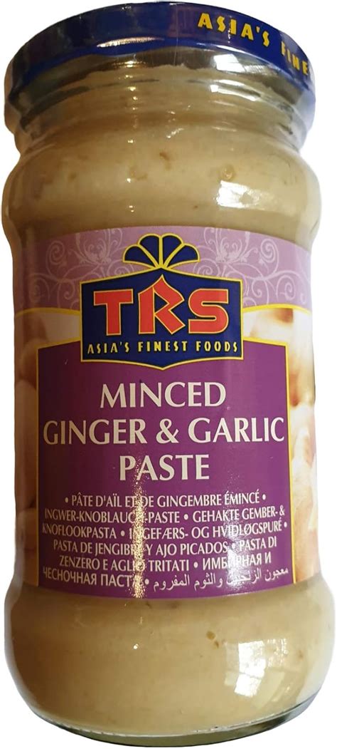 Trs Minced Ginger Garlic Paste G Amazon Co Uk Grocery